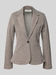 Regular fit korte blazer van katoenmix van Marc O'Polo Beige - 2