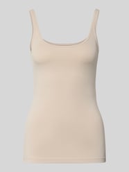Tanktop Steppnähten Modell 'DAILY' von OPUS Beige - 4