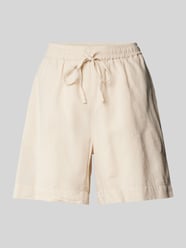 Shorts mit elastischem Bund Modell 'Shea' von Neo Noir Beige - 13