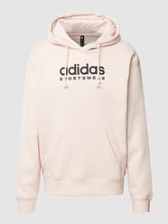 Hoodie mit Label-Print von ADIDAS SPORTSWEAR Weiß - 40