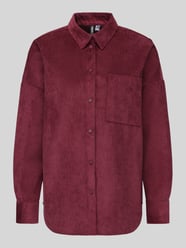oversized fit blouse met lange mouwen met borstzak model 'SANNE' van VERO MODA - 22
