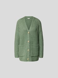 Strickjacke mit V-Ausschnitt von Vince Grün - 34