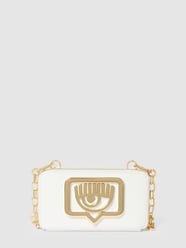 Umhängetasche mit Zierbesatz in metallic von Chiara Ferragni Weiß - 48