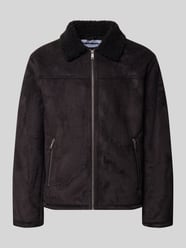 Jacke in Leder-Optik mit Reißverschlusstaschen von REVIEW - 19