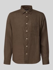 Regular Fit Freizeithemd aus reinem Leinen von Marc O'Polo - 46