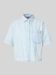 Bluzka jeansowa o kroju relaxed fit z czystej bawełny od Tommy Hilfiger - 6