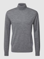 Strickpullover mit Rollkragen Modell 'willy' von Mango Grau - 15