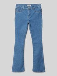 Skinny Fit Jeans mit ausgestelltem Bein Modell 'MILA-IRIS' von Only Blau - 41