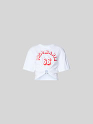 Cropped T-Shirt mit Zier-Detail von Rabanne - 14