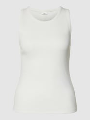 Tanktop in fijnriblook van s.Oliver BLACK LABEL Wit - 48