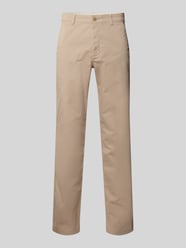 Slim fit chino met steekzakken van Calvin Klein Jeans Beige - 21