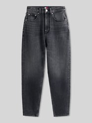 Jeansy o kroju mom fit z czystej bawełny, 5 kieszeni od Tommy Jeans - 6