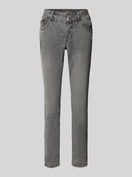 Jeansy w kroju slim fit w fasonie 5-kieszeniowym model 'Tummyless' od Buena Vista - 4