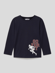 Longsleeve mit Motiv-Print Modell 'GOFOR' von Mango Blau - 41