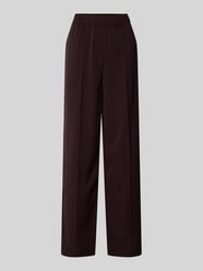 Wide Leg Stoffhose mit fixierten Bügelfalten Modell 'Cakura' von Someday Bordeaux - 16