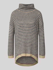 Oversized Strickpullover mit gerippten Abschlüssen von Apricot - 20