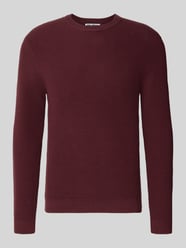 Regular Fit Strickpullover aus reiner Baumwolle von REVIEW Bordeaux - 45