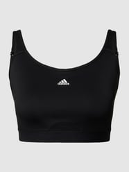 BH mit elastischem Abschluss von ADIDAS SPORTSWEAR Grau / Schwarz - 5