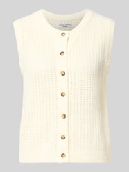Slim Fit Strickweste aus Baumwoll-Mix von Marc O'Polo DENIM - 38