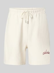 Regular Fit Sweatshorts mit Logo-Stitching Modell 'Terry' von Calvin Klein Jeans - 45