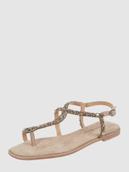 Sandalen mit Strasssteinen  von ALMA EN PENA Beige - 27