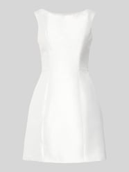 Sukienka ślubna z satyny w długości mini od LUXUAR FASHION - 29