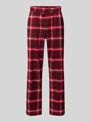 Comfort Fit Pyjama-Hose aus reiner Baumwolle Modell 'LOUK' von HUGO Bordeaux - 37