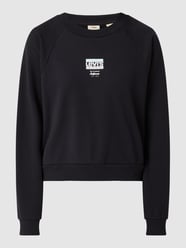 Cropped Sweatshirt aus Baumwolle von Levi's® Grau / Schwarz - 42