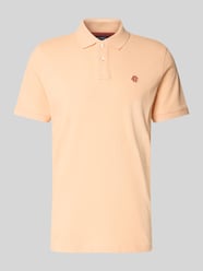 Regular Fit Poloshirt mit Knopfleiste und Label-Stitching von MCNEAL Orange - 29