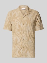 Vrijetijdsoverhemd met knoopsluiting van Lindbergh Beige - 2