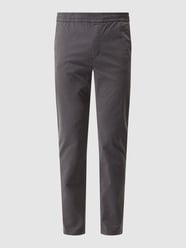 Joggingbroek met stretch  van s.Oliver RED LABEL Grijs / zwart - 17
