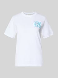 Koszulka z nadrukiem logo, krój regular fit od Scotch & Soda - 3