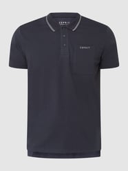 Regular fit poloshirt met borstzak van Esprit Blauw / turquoise - 48
