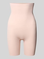 Bermudy shape-up z bezszwowymi krawędziami model 'MAXI SEXY' w nadruk skóry leoparda od MAGIC Bodyfashion Fuksjowy - 8