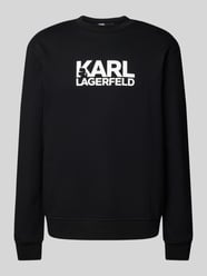 Sweatshirt met labelprint van Karl Lagerfeld - 17