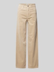 Wide Leg Cordhose im 5-Pocket-Design von Marc O'Polo Denim Beige - 19