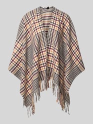 Stola mit Fransen von comma Beige - 19