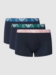 Trunks mit elastischem Logo-Bund im 3er-Pack von Emporio Armani Rosa - 34