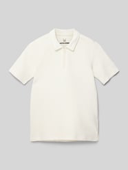 Regular Fit Poloshirt mit Strukturmuster Modell 'BENJA' von Jack & Jones - 1
