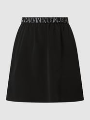 Minirock mit Logo-Bund  von Calvin Klein Jeans Schwarz - 26