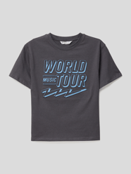 T-Shirt mit Statement-Print von Mango Grau - 27