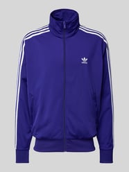 Trainingsjacke mit Reißverschlusstaschen Modell 'FBIRD' von adidas Originals Lila - 23