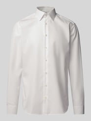 Koszula biznesowa o kroju regular fit z popeliny od Christian Berg Men - 8