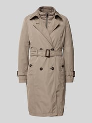 Jacke mit Reverskragen und Gürtel von Betty Barclay Beige - 5