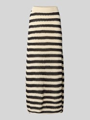 Strickrock mit Lochmuster Modell 'BIRDIS' von ICHI - 1
