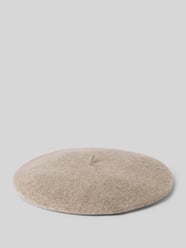 Béret aus reiner Wolle von Loevenich Beige - 12