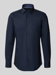 Slim Fit Businesshemd aus Baumwoll-Mix Modell 'H-HANK' von BOSS - 22