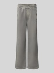 Loose Fit Sweatpants aus Baumwoll-Mix mit Label-Detail von PEGADOR - 40