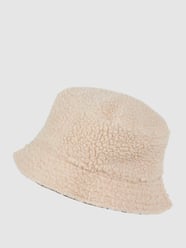 Kapelusz typu bucket hat z futerka – możliwość noszenia z obu stron od Flex Fit Brązowy - 10