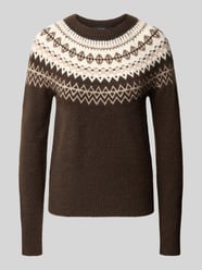 Pullover mit kontrastreichem Rundhalsjacquard von VERO MODA - 31